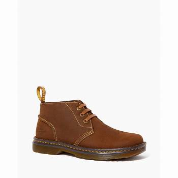 Dr Martens Férfi Sussex Slip Resistant Chukka Bakancs Barna